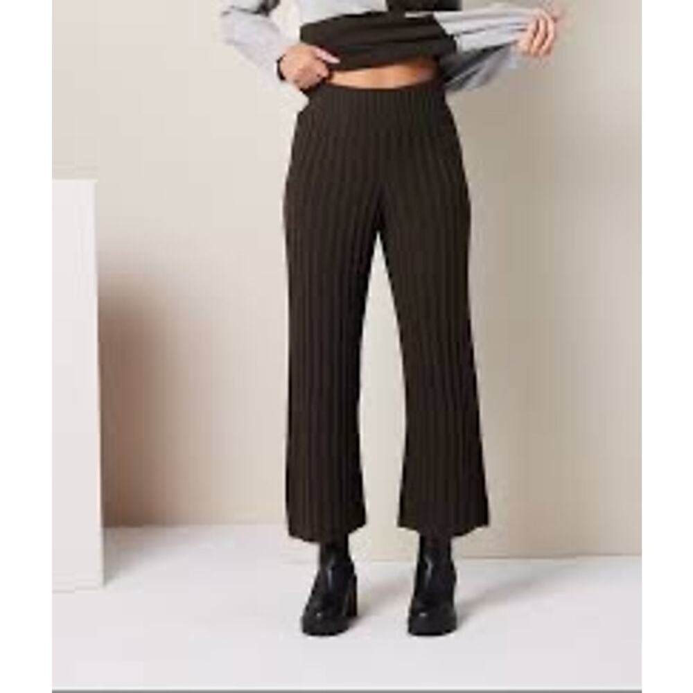 KNOWN SUPPLY-NWT- JEWEL RIBBED SWEATER PANT-Sage Green Sz:Sm Ret$128 Top Quality